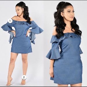 Wisteria Dress - Dark Blue